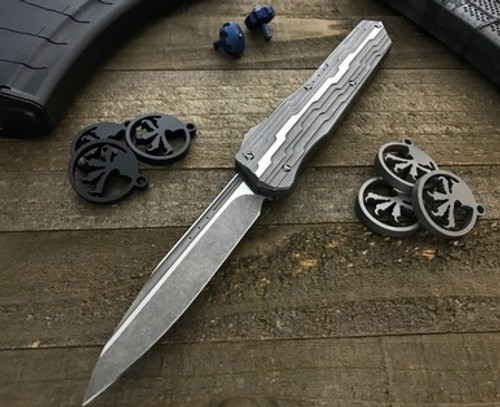 Microtech Marfione Custom Cypher Royalloy Apocalyptic Finish