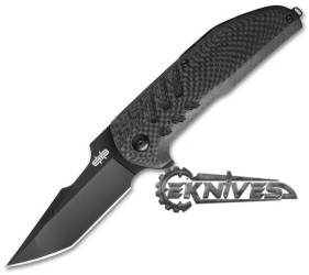BROUS BLADES STRIFE TURPIN CARBON FIBER FLIPPER KNIFE BLACKOUT