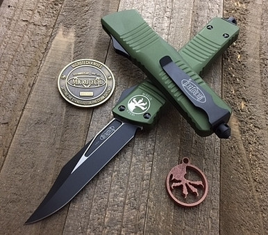 Microtech Combat Troodon OD Green Bowie Black 146-1OD