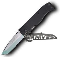EMERSON KNIVES CQC7 TANTO WAVE 3.3" SATIN COMBO BLADE