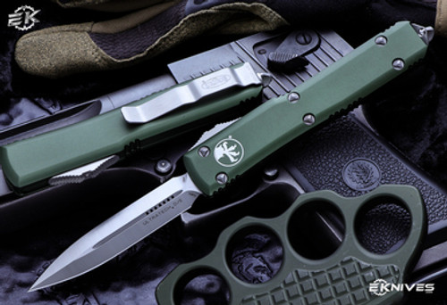 Microtech Ultratech OD Green OTF D/E 3.4" Satin 122-4OD