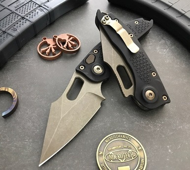 Microtech Stitch Auto Borka Blades Bronze M390 169-13