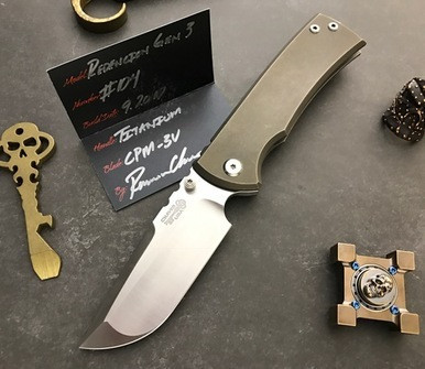 Ramon Chaves Custom Redencion Bronze Titanium Gen 3 CPM-3V Satin