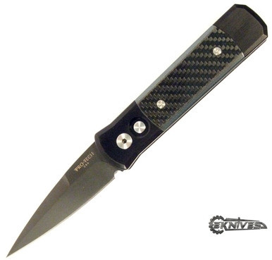 PROTECH GODSON BLACK AUTOMATIC CARBON FIBER BLACK PLAIN 705