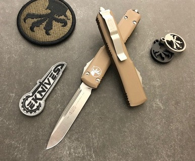 Microtech Ultratech Tan OTF SE Stonewash M390 121-10TA
