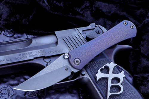 Borka Blades SBKF Barked Purple Ti Stonewash