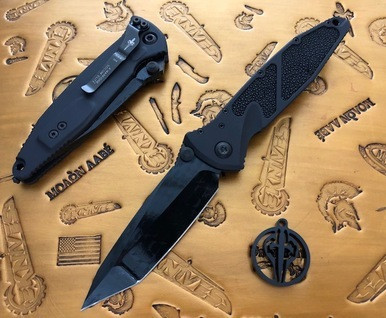 Marfione Custom Socom Elite Vegas Forge Razor Wire Damascus DLC Tanto