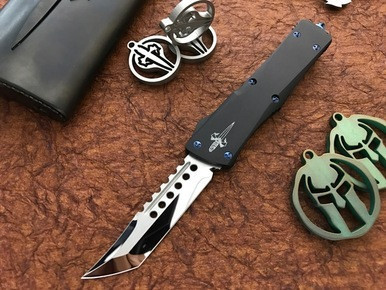 Marfione Custom Troodon Hellhound Blue Hardware Stonewash M390