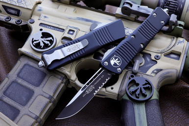 Microtech Troodon OTF Automatic Knife S/E 3" Black Serrated 139-2