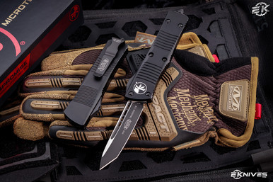 Microtech Troodon OTF Automatic Knife 3" Tanto Black 140-1T