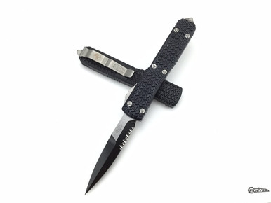 Microtech Ultratech Bayonet OTF Black Serrated 120-2