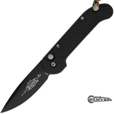 MICROTECH MINI UDT 2.3" BLACK PLAIN 155-1