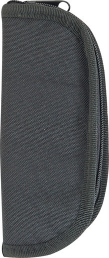 Vinyl Knife Case Padded Fleece Lined Zippered Pouch 7\" Black