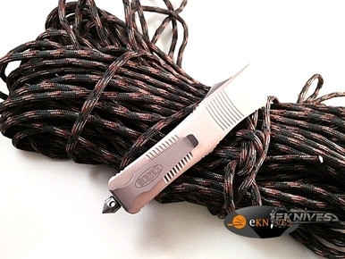 MICROTECH TROODON TAN D/E SATIN SERRATED 138-6TA