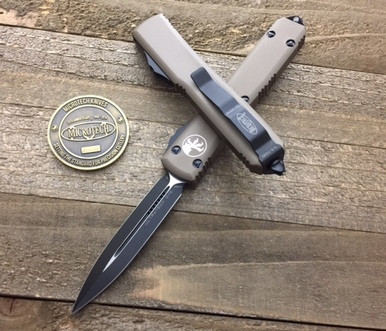 Microtech Ultratech Tan Contour DE Black 122-1TA