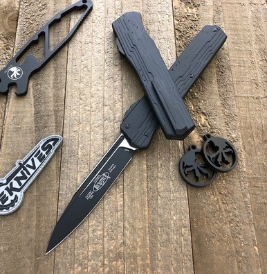 Microtech Cypher Black OTF SE 4" Black M390 241-1T