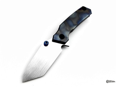 Skike Custom Knives Rogue Shark Titanium Blade Show 2016