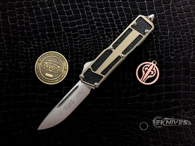 Microtech Scarab QD Tan S/E Stonewash 178-10TA