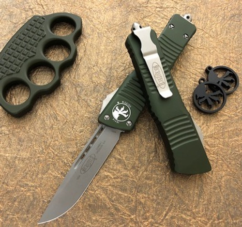 Microtech Combat Troodon OD Green SE Apocalyptic 143-10APOD