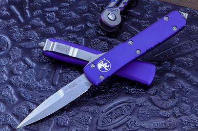 Microtech Ultratech Purple OTF Bayonet Stonewash 120-10PU