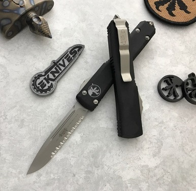 Microtech Ultratech SE Bead Blast Serrated 121-9