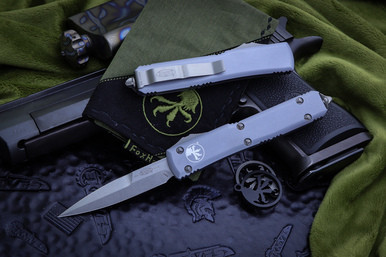 Microtech Ultratech Grey OTF Bayonet Stonewash 120-10GY