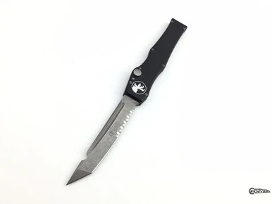 Microtech Halo 5 V Tanto OTF Apocalyptic SW Serrated 150-11AP
