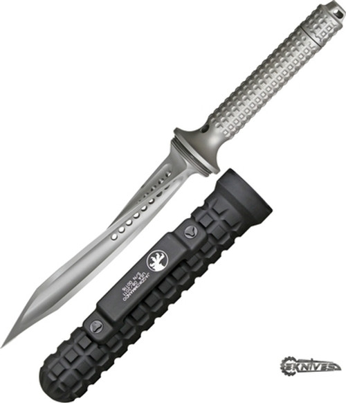 MICROTECH JAGDKOMMANDO FIXED BLADE KNIFE 7" SATIN 105-4