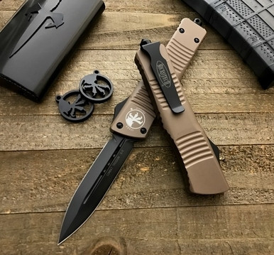 Microtech Combat Troodon Tan OTF D/E DLC 142-1DLCTA