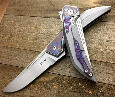 Reate Knives Future MokuTi Titanium M390 Hand Rubbed Satin Tashi Bharucha