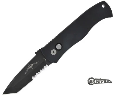 PROTECH KNIVES EMERSON CQC7 AUTO 3.25" TANTO BLACK COMBO E7T04