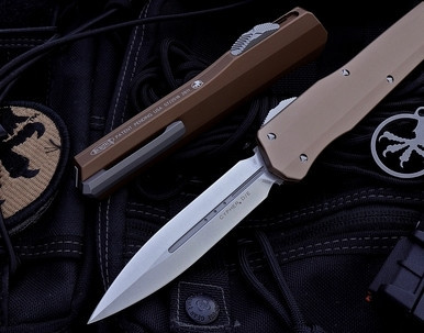 Microtech Cypher Tan Smooth Stonewash 242S-10TA John Wick 3