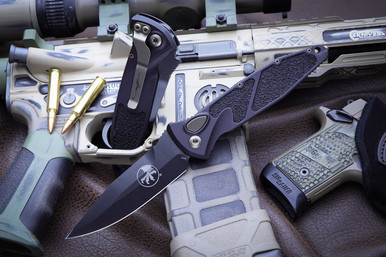 Microtech Socom Elite Automatic Bronze Accents DLC 160A-1DLCSS