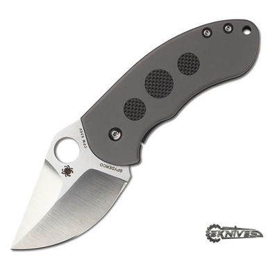 SPYDERCO BURCH CHUBBY TITANIUM FRAME LOCK C183TIP