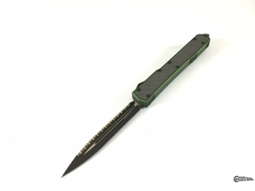 Microtech Makora 2 Green OTF Black Serrated