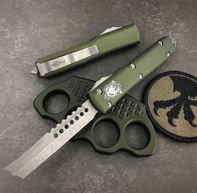 Microtech Ultratech Hellhound Razor USN G9 Set Gathering Vegas Show Special 2017