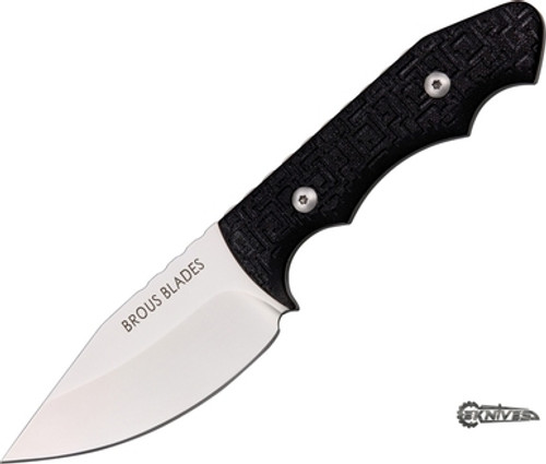 BROUS BLADES TRIPLE THREAT SATIN FIXED BLADE