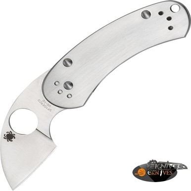 SPYDERCO EQUILIBRIUM STAINLESS STEEL FOLDER 1.7" BLADE C166P