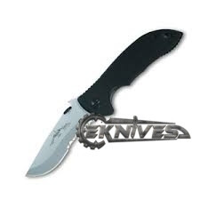 EMERSON KNIVES COMMANDER WAVE 3.75" G-10 SATIN COMBO BLADE