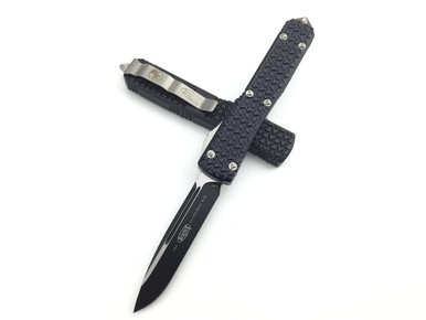 Microtech Ultratech Tri-Grip OTF SE Black Std 121-1TG