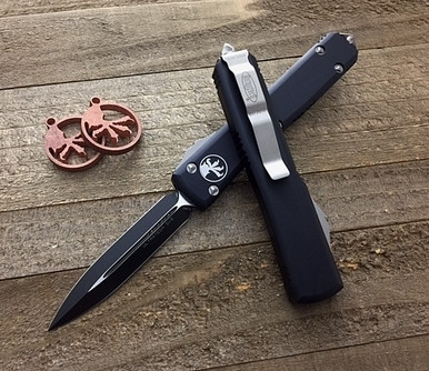 Microtech Ultratech Contour Smooth DE OTF Black 122-1CC