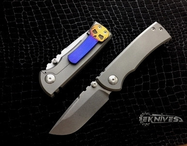 Ramon Chaves 228 Redencion Stonewash Titanium Purple/Bronze Skull Clip