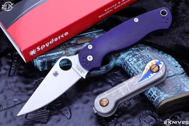 Spyderco Paramilitary 2 Blurple G-10 Satin S110V