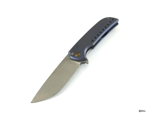 Ferrum Forge NTAC Blue Slide Titanium Flipper