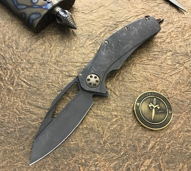 Marfione Custom Matrix R Fallout Finish Titanium Bronze Accents M390 NYCKS 2017