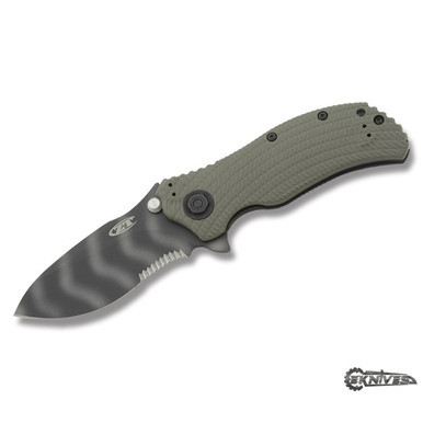 ZERO TOLERANCE 0301ST RANGER GREEN S30V PARTIALLY SERRATED ZT0301ST