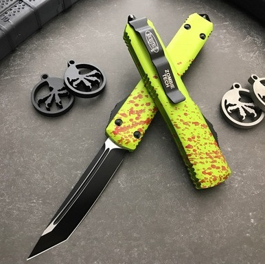 Microtech Ultratech Zombie Tech Contour Tanto Black 123-1Z