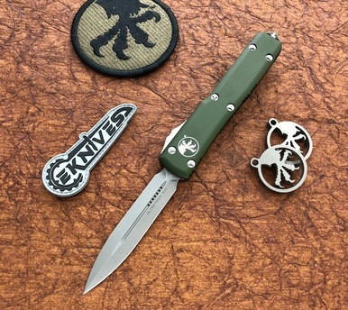 Microtech Ultratech Tan Contour DE Stonewash 122-10TA