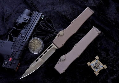 2014 Marfione HALO V Desert Tan Tanto Bronze Nightmare Grind