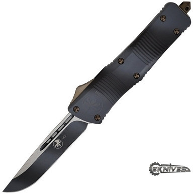 MICROTECH COMBAT TROODON GREEN CAMO OTF S/E COMBO 143-2GC